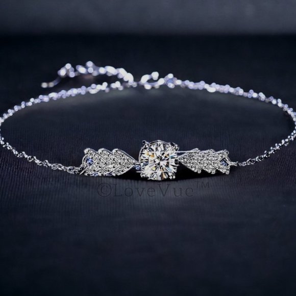 Certified 1ct. t.w. Diamond Brilliant Cut Wings Bracelet - Picture 5 of 15